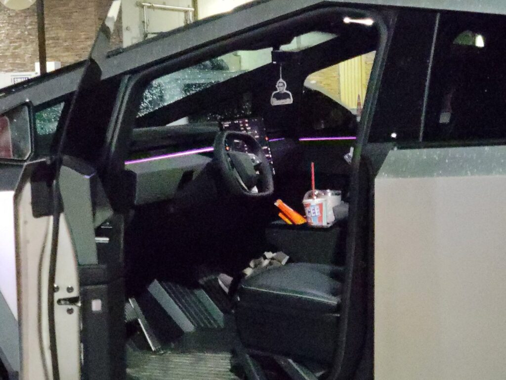 Cybertruck interior